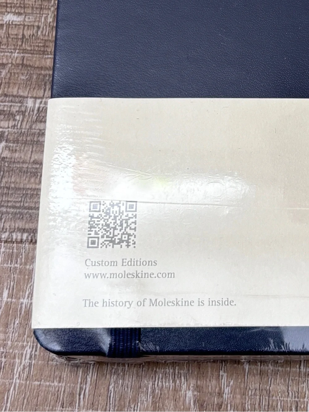 NWT Moleskine Navy Blue Elastic Banded “Soup” Journal Notebook Recipe Book